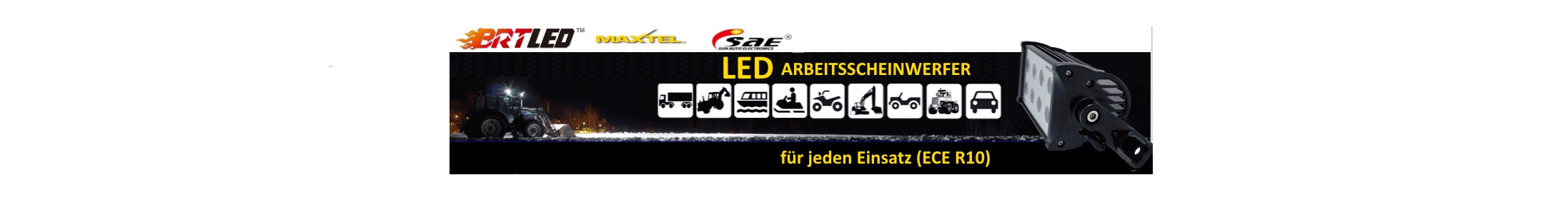 High Power LED Arbeitscheinwerfer