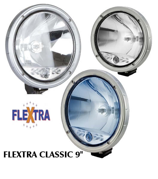 FLEXTRA Classik 9 Zoll Qualitäts Zusatzscheinwerfer